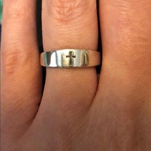 James Avery Petite Sterling Silver Cross Ring